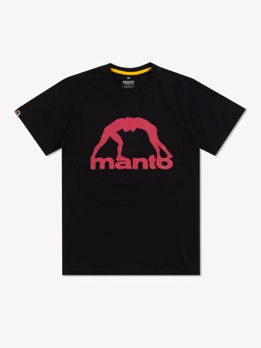 MANTO vibe 25 tshirt- black/red